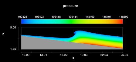 FLOW-3D simulation of a non-linear Stoke's wave